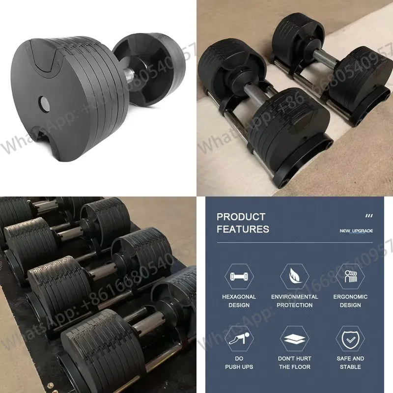 Conjunto de Halteres Ajustávei - Dumbbell Set avaliação e preço
